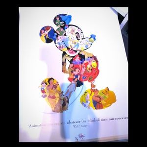 Collectors Disney 75 Years Lithograph Poster